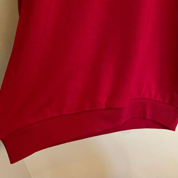 FARM Rio Warm Welcome Sweatdress Sweatshirt Dress Red Rainbow Heart Size M - Picture 9 of 16